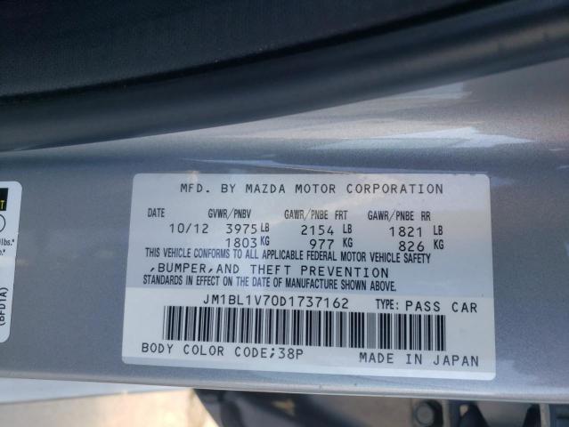 Photo 10 from auction – 2013 MAZDA 3 I with VIN JM1BL1V70D1737162