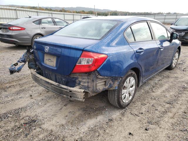 Photo 4 from auction – 2012 HONDA CIVIC LX with VIN 2HGFB2F50CH513110