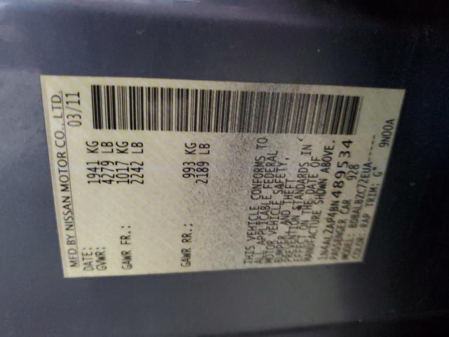 Photo 10 from auction – 2011 NISSAN ALTIMA BAS with VIN 1N4AL2AP4BN489534