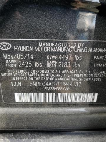 Photo 10 from auction – 2014 HYUNDAI SONATA SE with VIN 5NPEC4AB7EH944182