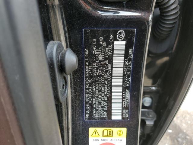 Photo 10 from auction – 2018 LEXUS ES 350 with VIN 58ABK1GG1JU105866