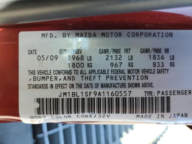 Photo 10 from auction – 2010 MAZDA 3 I with VIN JM1BL1SF9A1160557