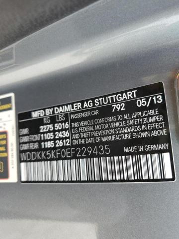 Photo 10 from auction – 2014 MERCEDES-BENZ E 350 with VIN WDDKK5KF0EF229435