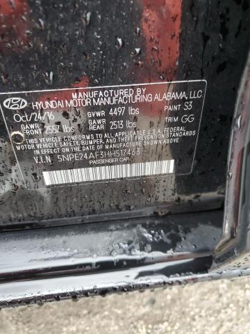 Photo 10 from auction – 2017 HYUNDAI SONATA SE with VIN 5NPE24AF3HH517463