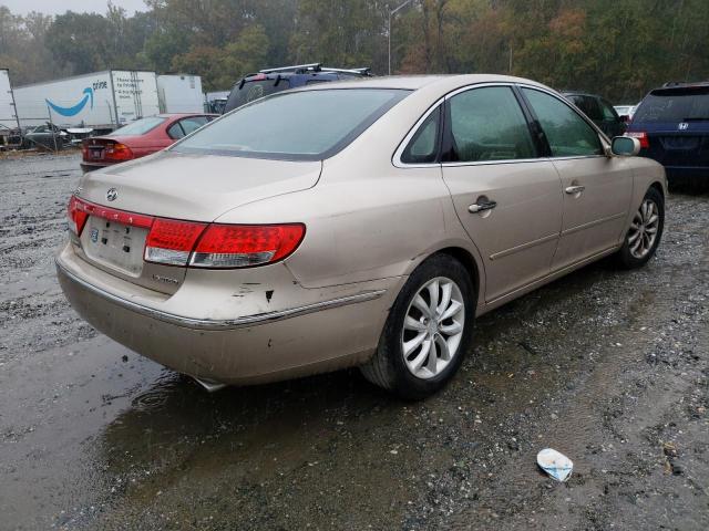 Photo 4 from auction – 2007 HYUNDAI AZERA SE with VIN KMHFC46F87A157313