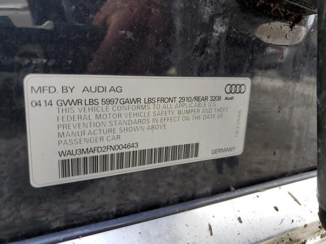 Photo 10 from auction – 2015 AUDI A8 L TDI Q with VIN WAU3MAFD2FN004643