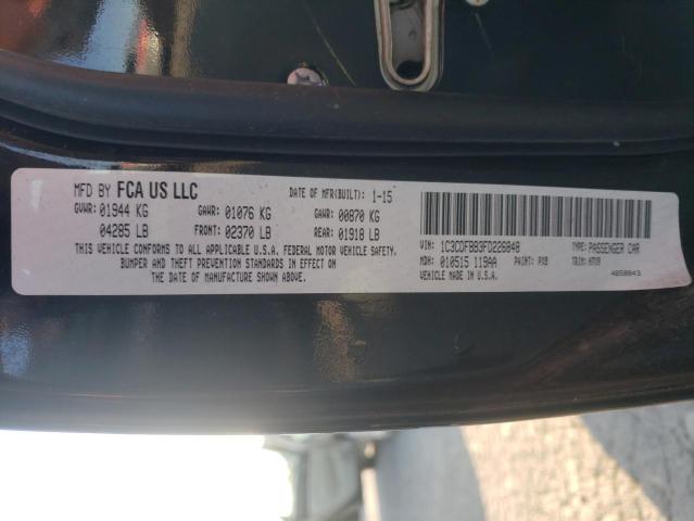 Photo 10 from auction – 2015 DODGE DART SXT with VIN 1C3CDFBB3FD226848