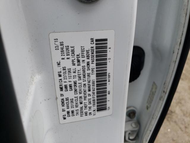 Photo 10 from auction – 2015 ACURA TLX with VIN 19UUB1F34FA018881