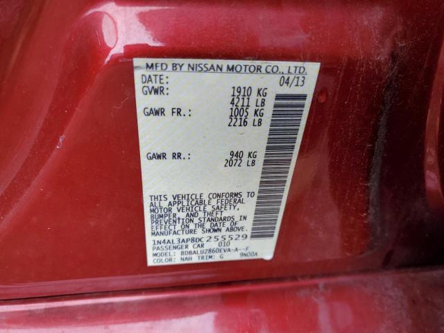 Photo 10 from auction – 2013 NISSAN ALTIMA 2.5 with VIN 1N4AL3AP8DC255529