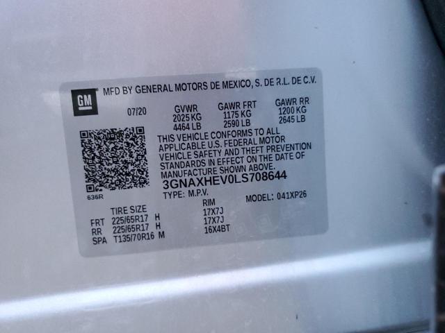 Photo 10 from auction – 2020 CHEVROLET EQUINOX LS with VIN 3GNAXHEV0LS708644