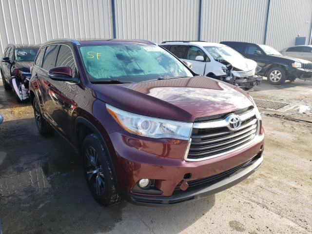 TOYOTA HIGHLANDER 2016 with VIN 5TDKKRFH5GS142470 - Photo from auction
