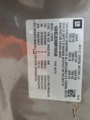 Photo 10 from auction – 2011 CHEVROLET SUBURBAN C with VIN 1GNSCJE06BR188348