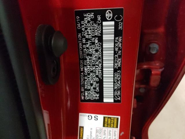 Photo 10 from auction – 2020 TOYOTA COROLLA LE with VIN JTDHPRAE2LJ034372