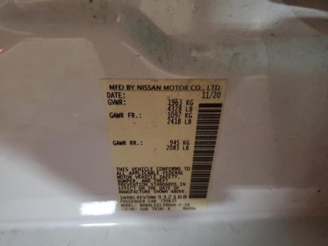 Photo 10 from auction – 2021 NISSAN ALTIMA SL with VIN 1N4BL4EV5MN332168
