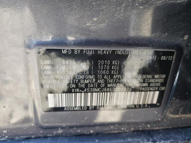 Photo 10 from auction – 2014 SUBARU LEGACY 2.5 with VIN 4S3BMCJ68E3010475