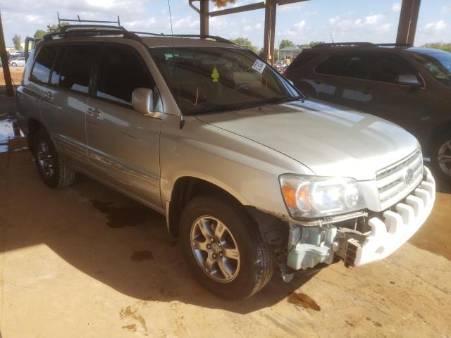 TOYOTA HIGHLANDER 2005 with VIN JTEGP21A450047824 - Photo from auction