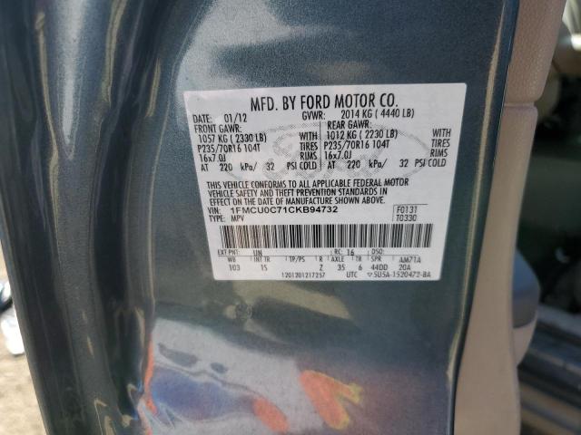 Photo 10 from auction – 2012 FORD ESCAPE XLS with VIN 1FMCU0C71CKB94732