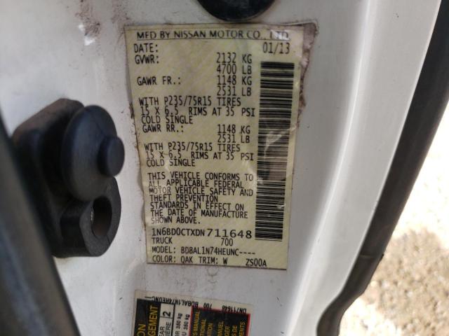 Photo 10 from auction – 2013 NISSAN FRONTIER S with VIN 1N6BD0CTXDN711648