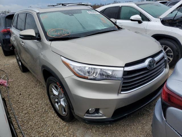 TOYOTA HIGHLANDER 2015 with VIN 5TDYKRFHXFS073705 - Photo from auction