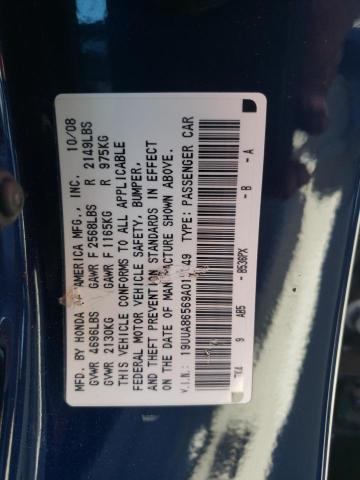 Photo 10 from auction – 2009 ACURA TL with VIN 19UUA86569A013649