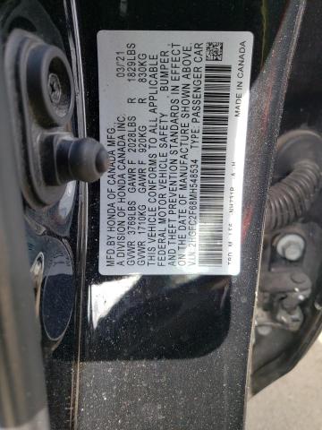 Photo 10 from auction – 2021 HONDA CIVIC LX with VIN 2HGFC2F68MH548534