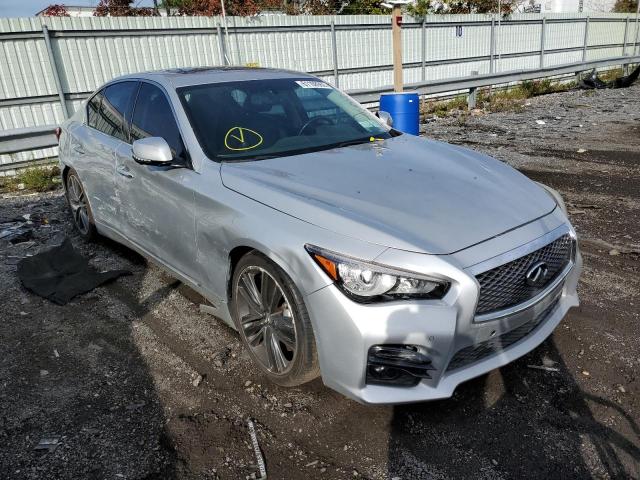 INFINITI Q50 BASE 2014 with VIN JN1BV7AR9EM689085 - Photo from auction