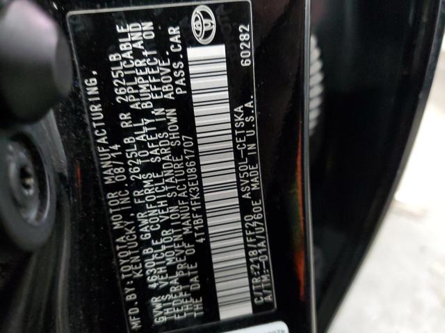 Photo 10 from auction – 2014 TOYOTA CAMRY L with VIN 4T1BF1FK3EU861707