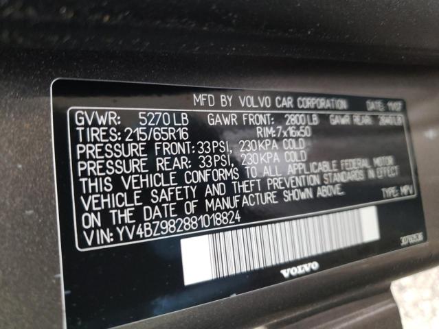 Photo 10 from auction – 2008 VOLVO XC70 with VIN YV4BZ982881018824