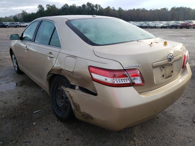 Photo 3 from auction – 2010 TOYOTA CAMRY BASE with VIN 4T1BF3EK3AU101509