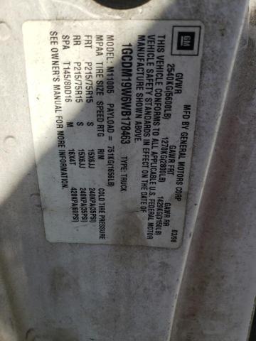 Photo 10 from auction – 1998 CHEVROLET ASTRO with VIN 1GCDM19W6WB178463