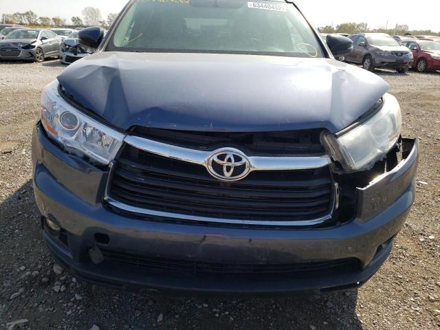 Photo 9 from auction – 2015 TOYOTA HIGHLANDER with VIN 5TDJKRFH5FS096987