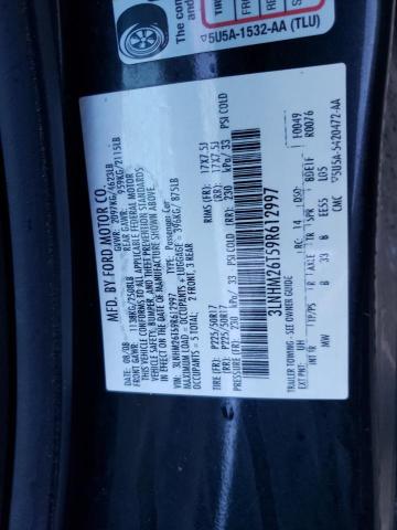 Photo 10 from auction – 2009 LINCOLN MKZ with VIN 3LNHM26T59R612997