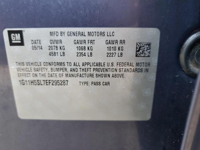 Photo 10 from auction – 2014 CHEVROLET MALIBU LTZ with VIN 1G11H5SL7EF295287