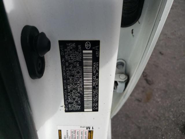 Photo 10 from auction – 2011 TOYOTA COROLLA BA with VIN JTDBU4EE8BJ094571