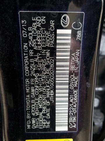 Photo 10 from auction – 2013 LEXUS ES 350 with VIN JTHBK1GG5D2078021