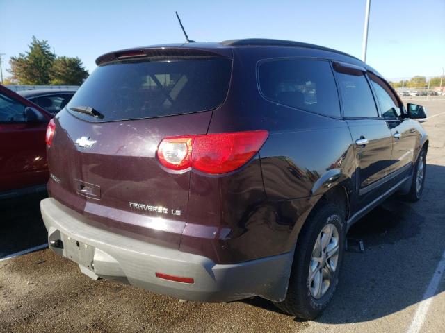 Photo 4 from auction – 2010 CHEVROLET TRAVERSE L with VIN 1GNLREEDXAS116668