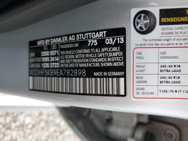 Photo 10 from auction – 2014 MERCEDES-BENZ E 350 with VIN WDDHF5KB9EA782898