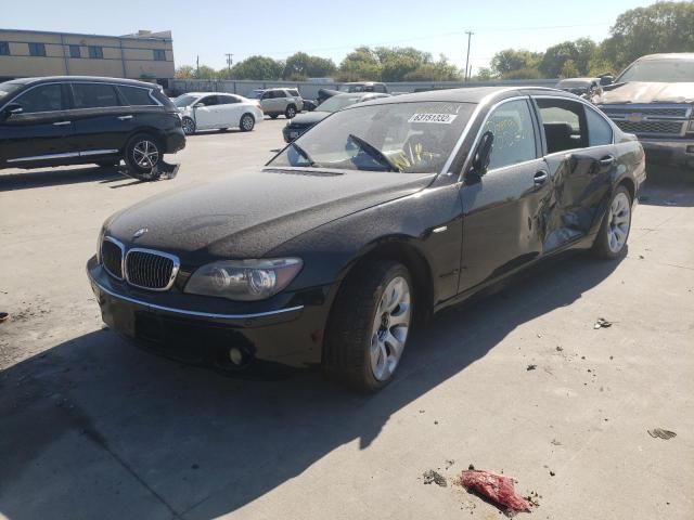 Photo 2 from auction – 2007 BMW 750 with VIN WBAHN83587DT68114