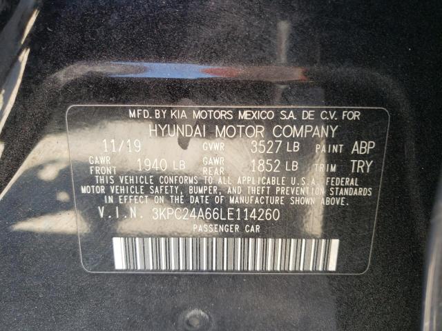 Photo 10 from auction – 2020 HYUNDAI ACCENT SE with VIN 3KPC24A66LE114260