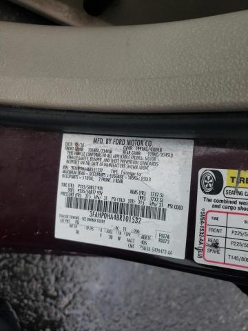 Photo 10 from auction – 2011 FORD FUSION SE with VIN 3FAHP0HA4BR101532