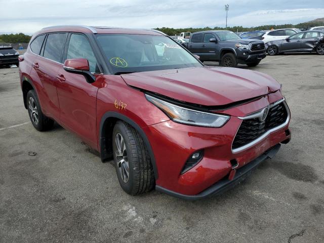 TOYOTA HIGHLANDER 2021 with VIN 5TDHZRBH9MS538845 - Photo from auction