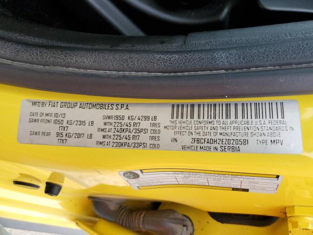 Photo 10 from auction – 2014 FIAT 500L TREKK with VIN ZFBCFADH2EZ020581