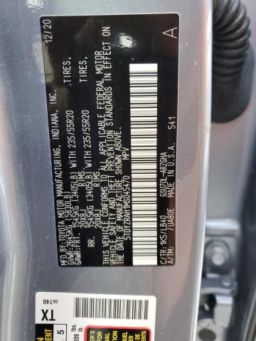 Foto 10 de la subasta – 2021 TOYOTA HIGHLANDER con VIN 5TDYZRAH1MS045470