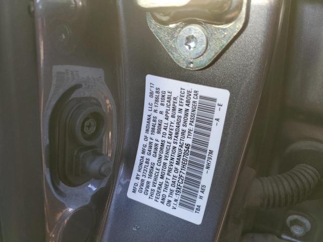 Photo 10 from auction – 2017 HONDA CIVIC EX with VIN 19XFC2F71HE070546