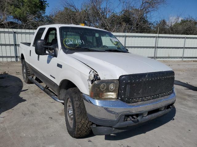 FORD F250 SUPER 2003 with VIN 1FTNW21F83EA02427 - Photo from auction