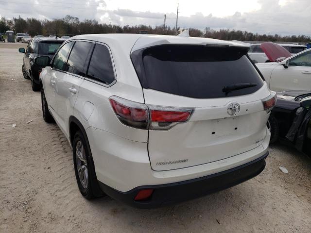 Photo 3 from auction – 2014 TOYOTA HIGHLANDER with VIN 5TDBKRFH4ES046200