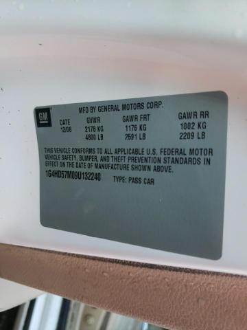 Photo 10 from auction – 2009 BUICK LUCERNE CX with VIN 1G4HD57M09U132240