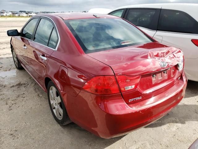 Photo 3 from auction – 2009 KIA OPTIMA LX with VIN KNAGE228195297288