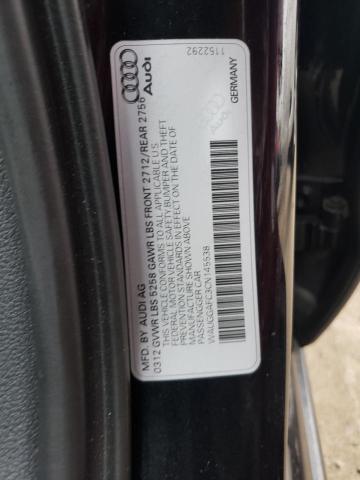 Photo 10 from auction – 2012 AUDI A6 PREMIUM with VIN WAUGGAFC3CN145538