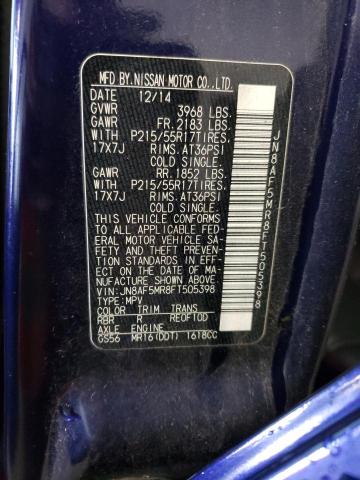 Photo 10 from auction – 2015 NISSAN JUKE S with VIN JN8AF5MR8FT505398